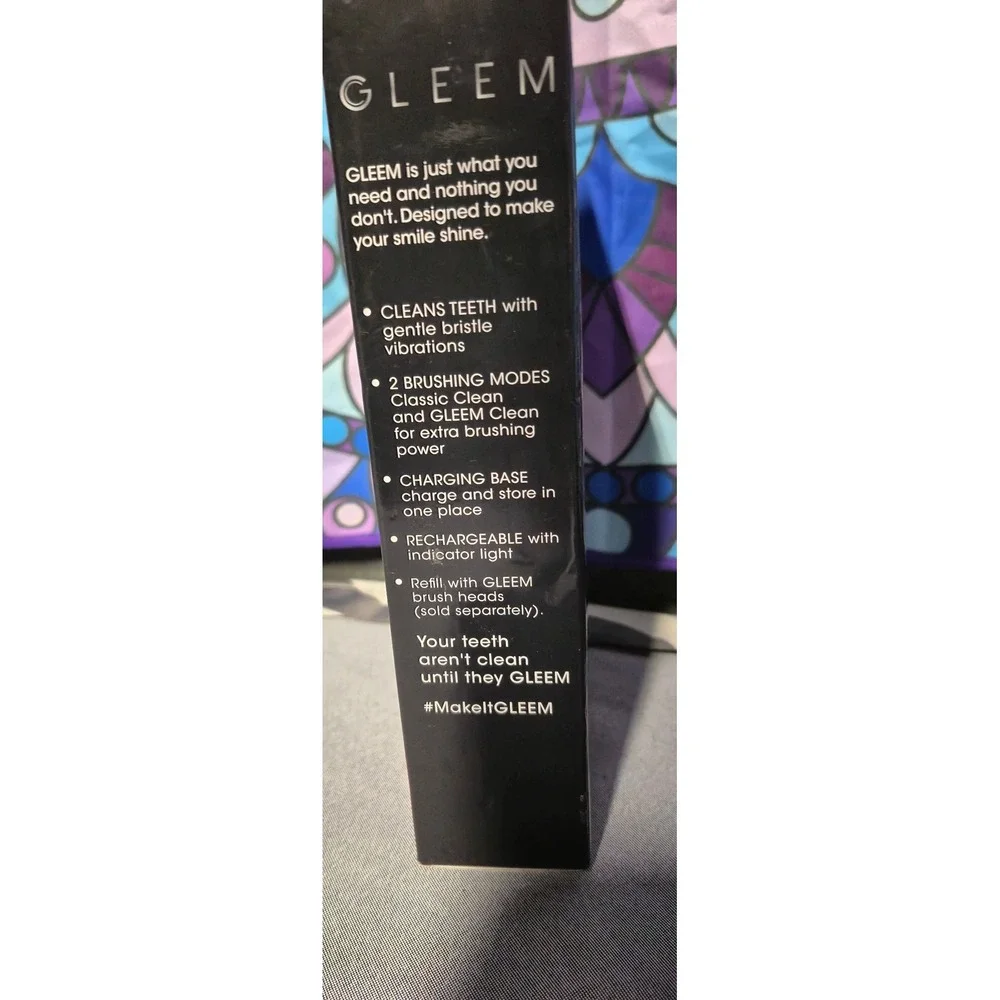 GLEEM rechargeable toothbrush